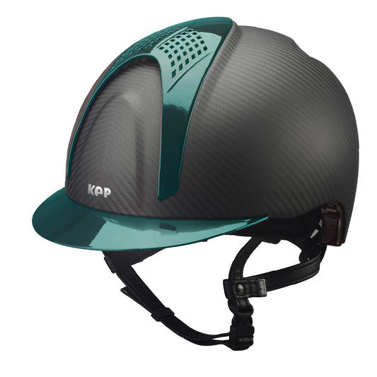Kep Italia Casco in carbonio E-light opaco, con visiera metallizzata e 2 tasselli metallizzati | El gaucho sport