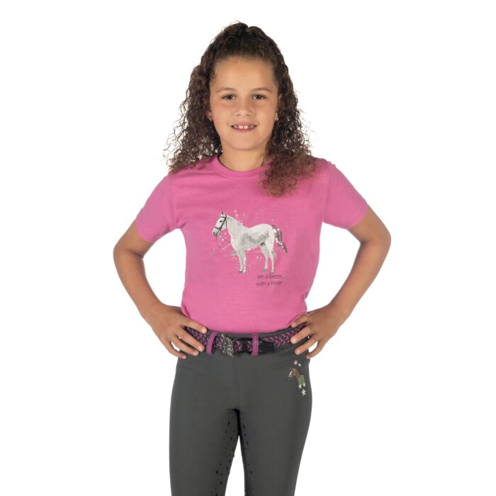 T-shirt "life is better with a horse"