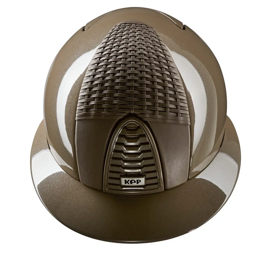 Cap KEP Italia Cromo 2.0 Roma Tortora Diamond Taupe | Casco Equitazione | El gaucho sport