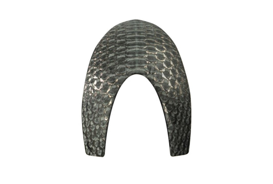 Box Inserto Frontale Kep Italia in Pitone Grigio Laminato Oro - El Gaucho Sport