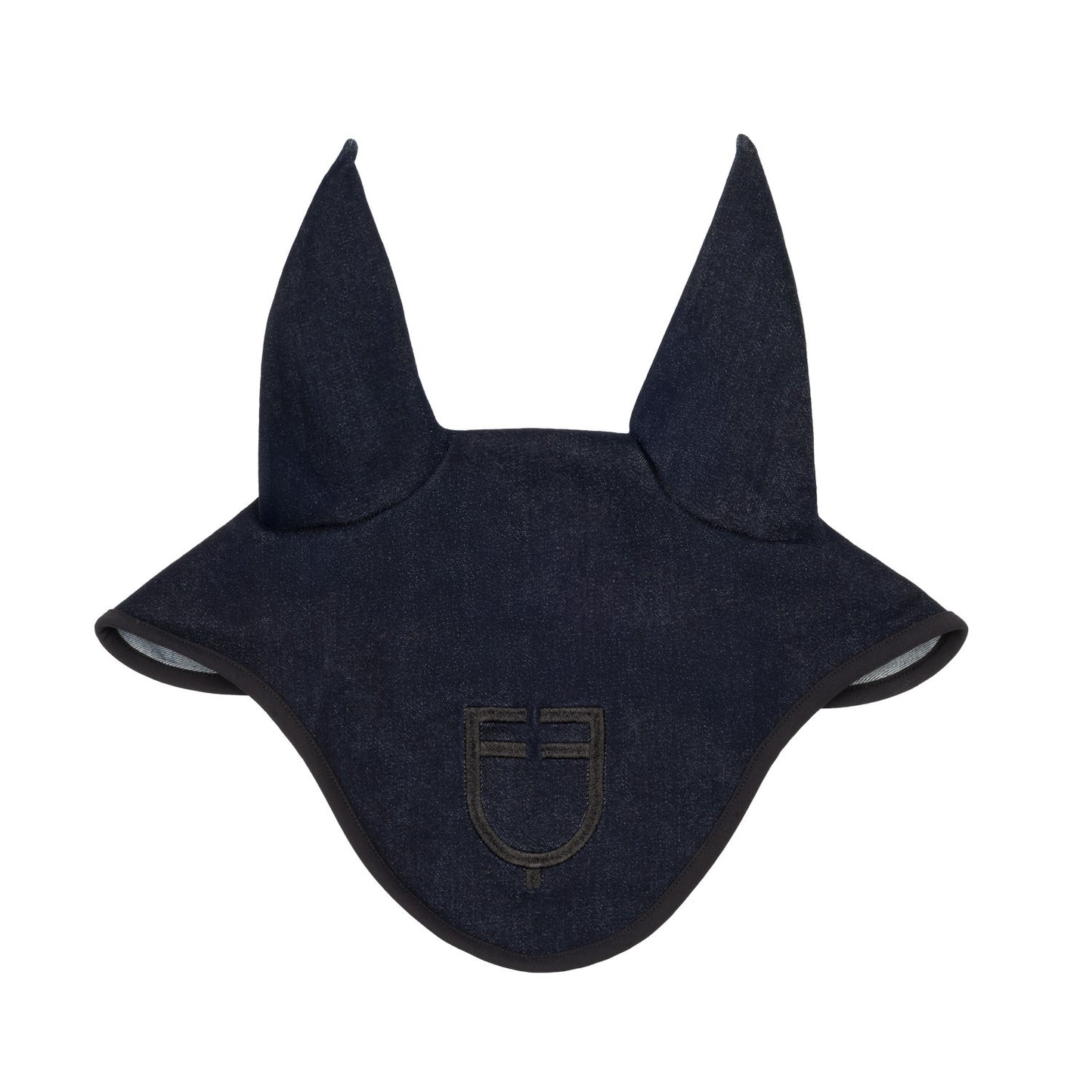 Cuffietta in tessuto tecnico effetto denim con logo | El gaucho sport