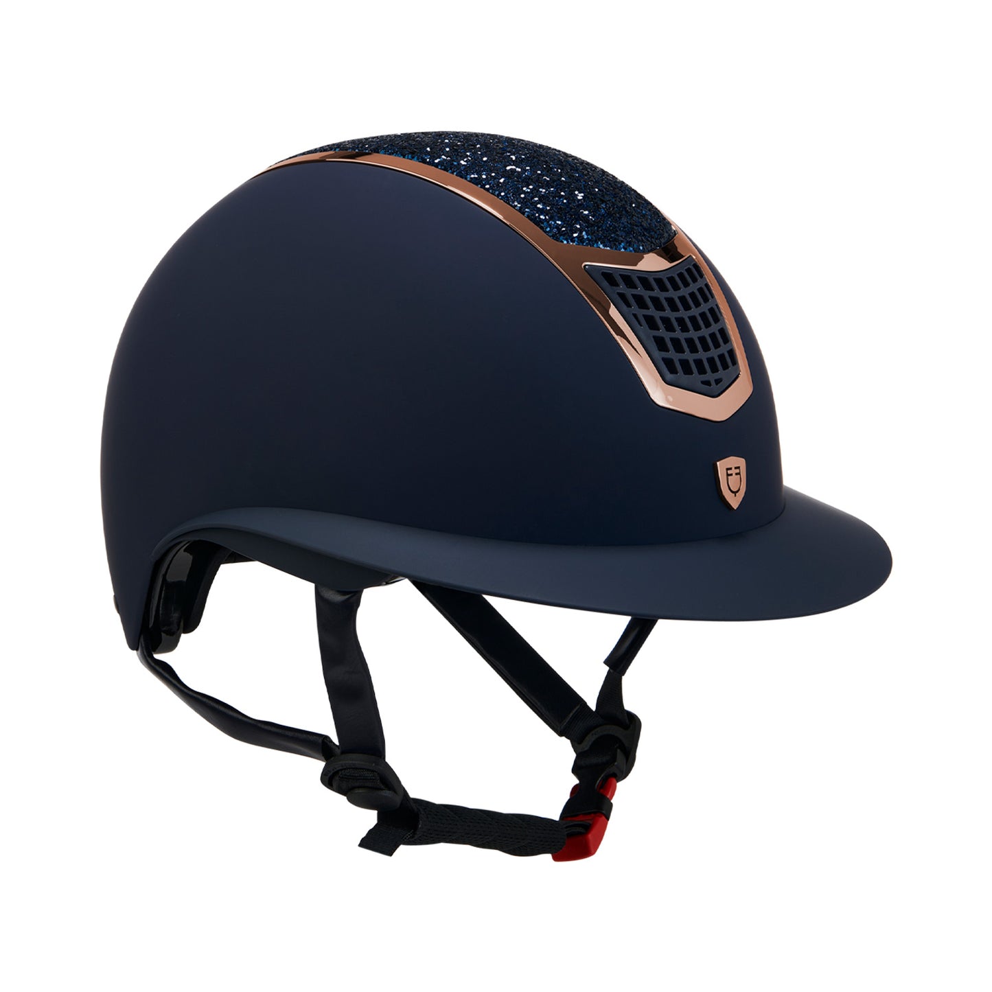 Casco ECLIPSE visera polo con purpurina