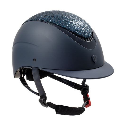 Casco Equestro visiera stretta "Galaxy" con brillantini | El gaucho sport