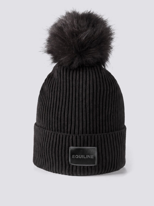 Cappello in maglia con pon-pon equiline | El Gaucho Sport