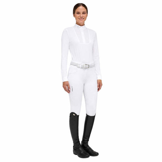 Polo donna competizione Wing Collar manica lunga | El gaucho sport