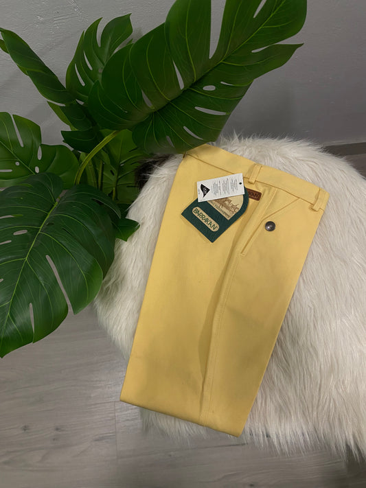 Pantalone da donna ocra