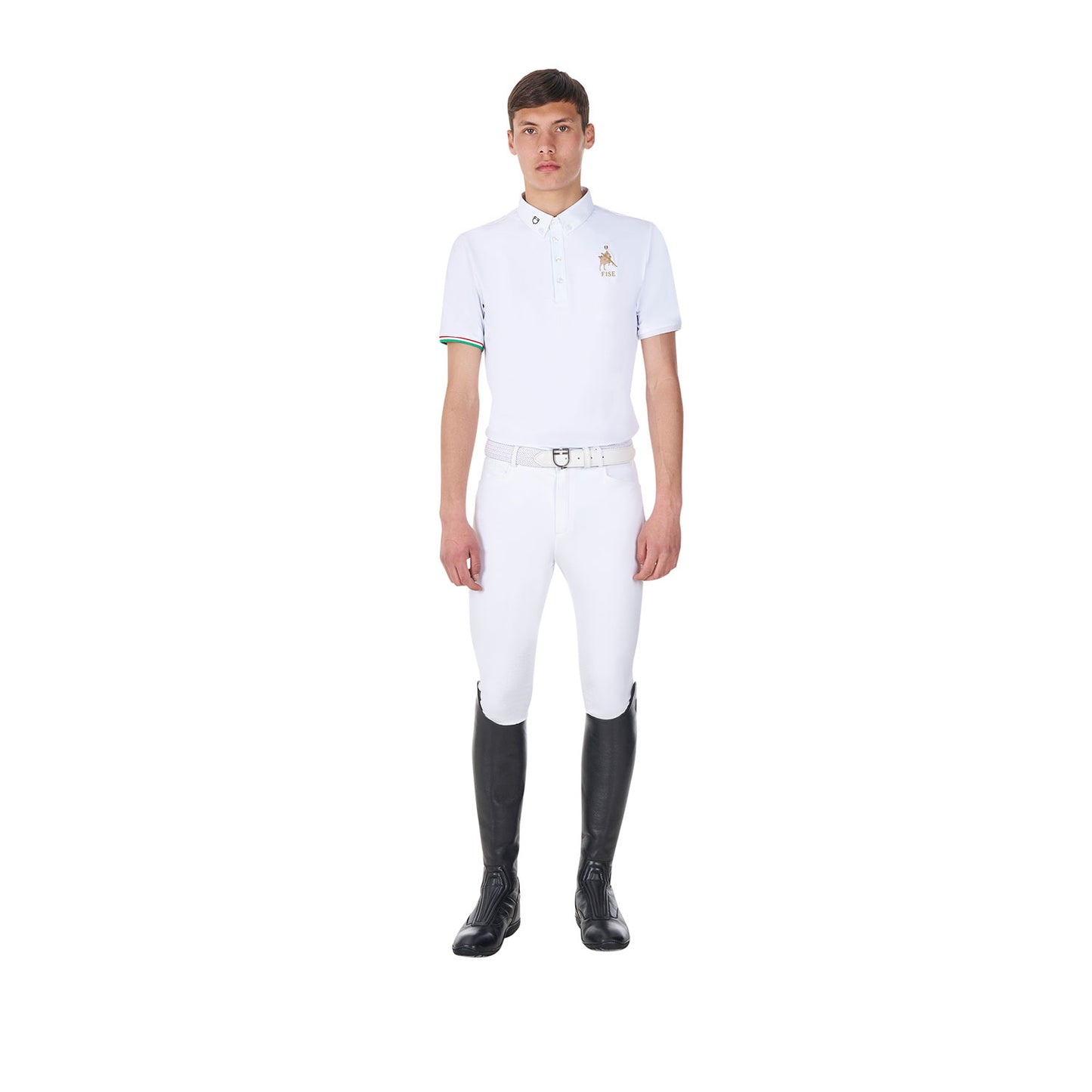 Polo Uomo Slim Fit Equestro X FISE – Eleganza da Concorso