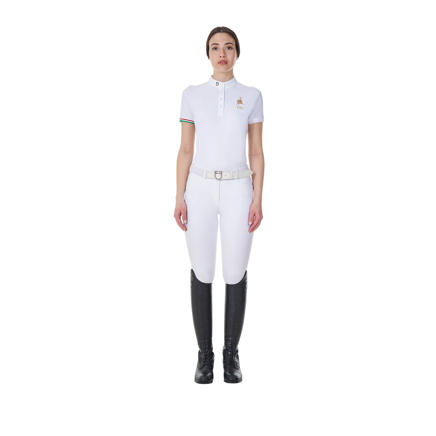 Polo Donna Slim Fit Equestro X FISE – Eleganza da Concorso
