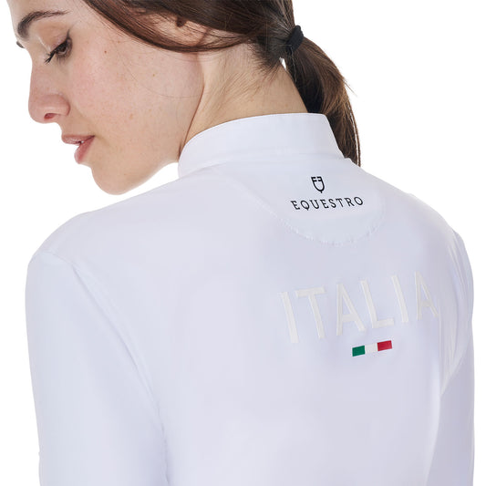 Polo Donna Slim Fit Equestro X FISE – Eleganza da Concorso