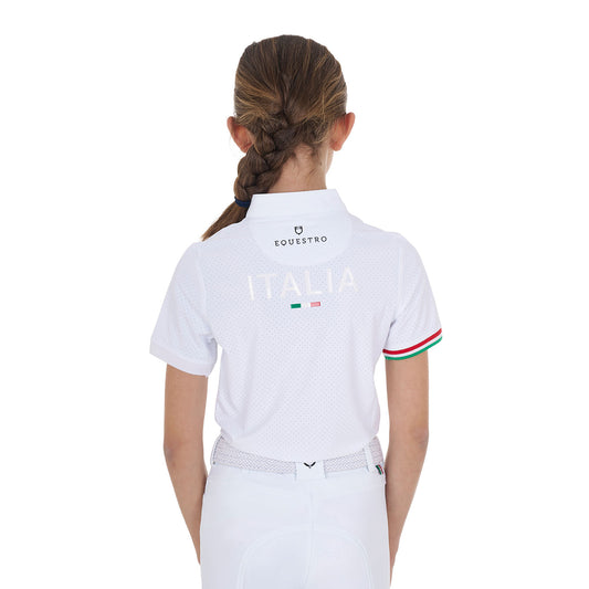 Polo Bambina Slim Fit Equestro X FISE – Eleganza da Concorso
