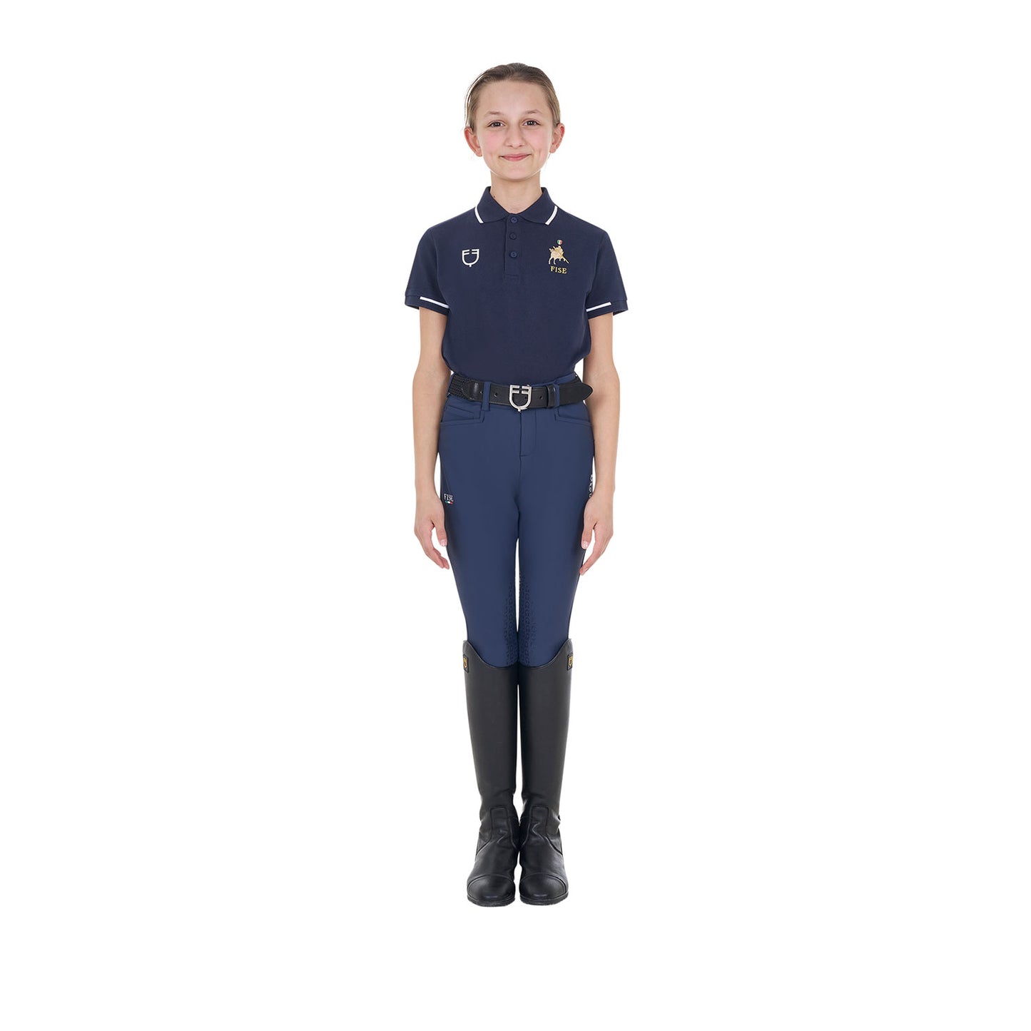 Polo Bambini Equestro X FISE – Comfort e Stile per Giovani Cavalieri