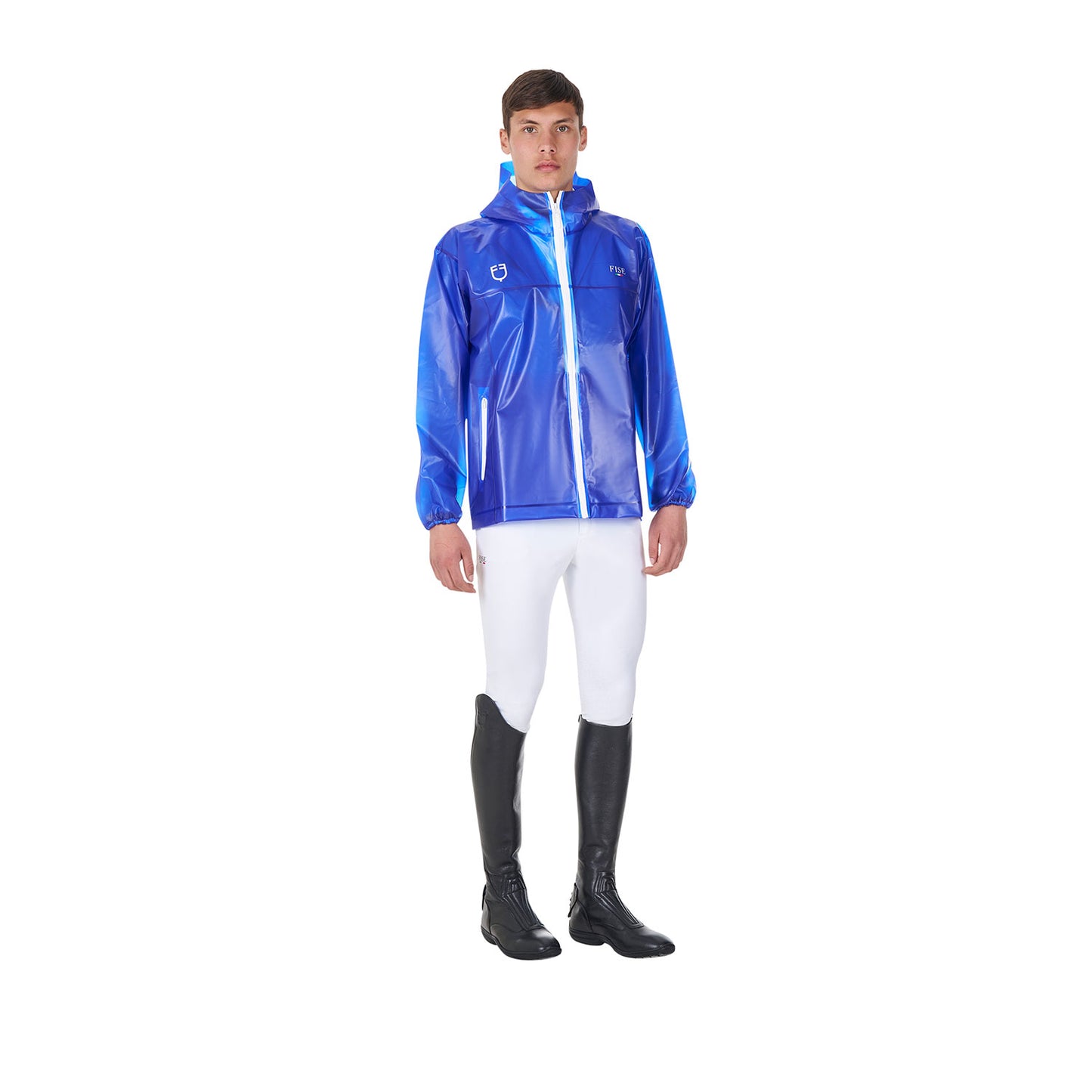 Impermeabile Unisex Equestro X FISE – Antivento e Idrorepellente