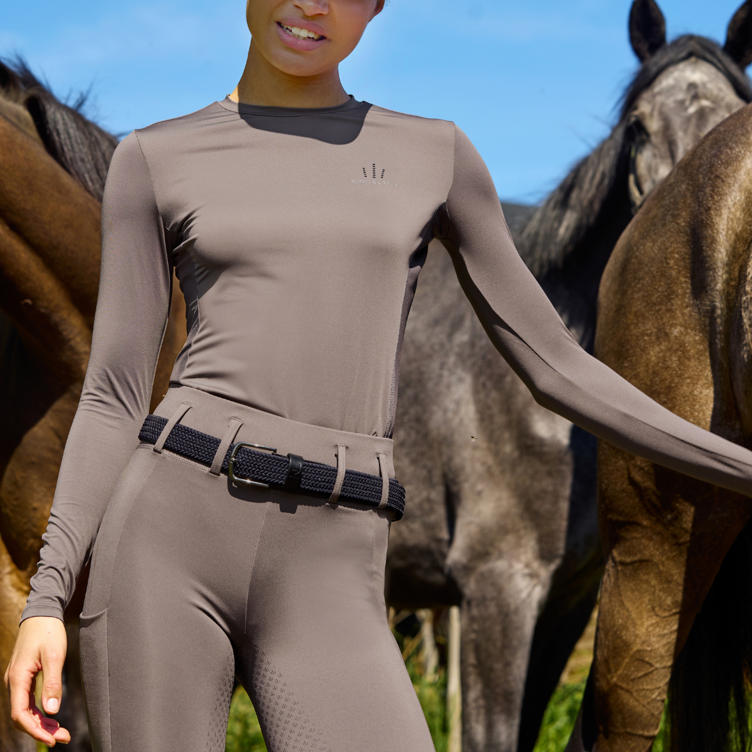 Leggings equitazione donna Kingsland KLLea full grip F‑Tec 5 | El gaucho sport