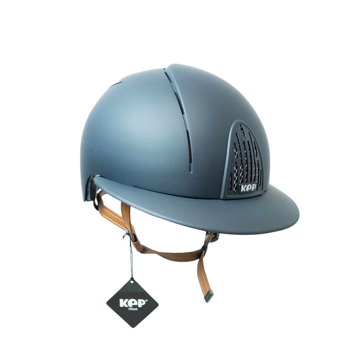 Casco Kep Italia Smart Polo con visiera e cinturino beige