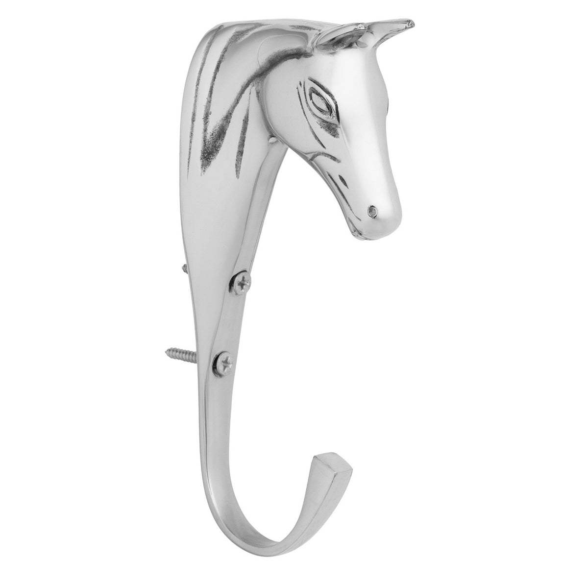 Gancio a testa di cavallo in ottone massiccio
