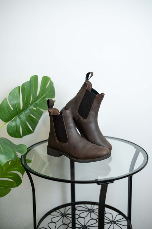 Stivaletti cuoio grasso