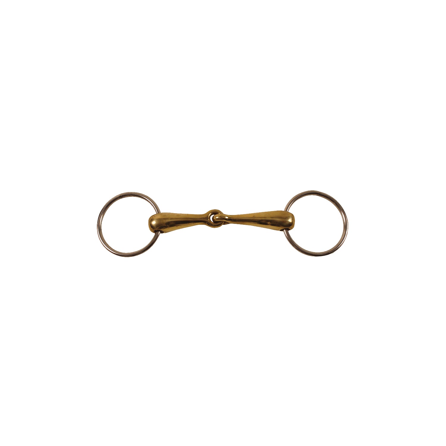 Acciaio Inox Intarsiato Anello Sciolto Per Cavalli Con Intarsio In Rame - Acciaio Inox, Punte A Rotella, Tutte Le Misure, Design Elegante Anello - Foto 1