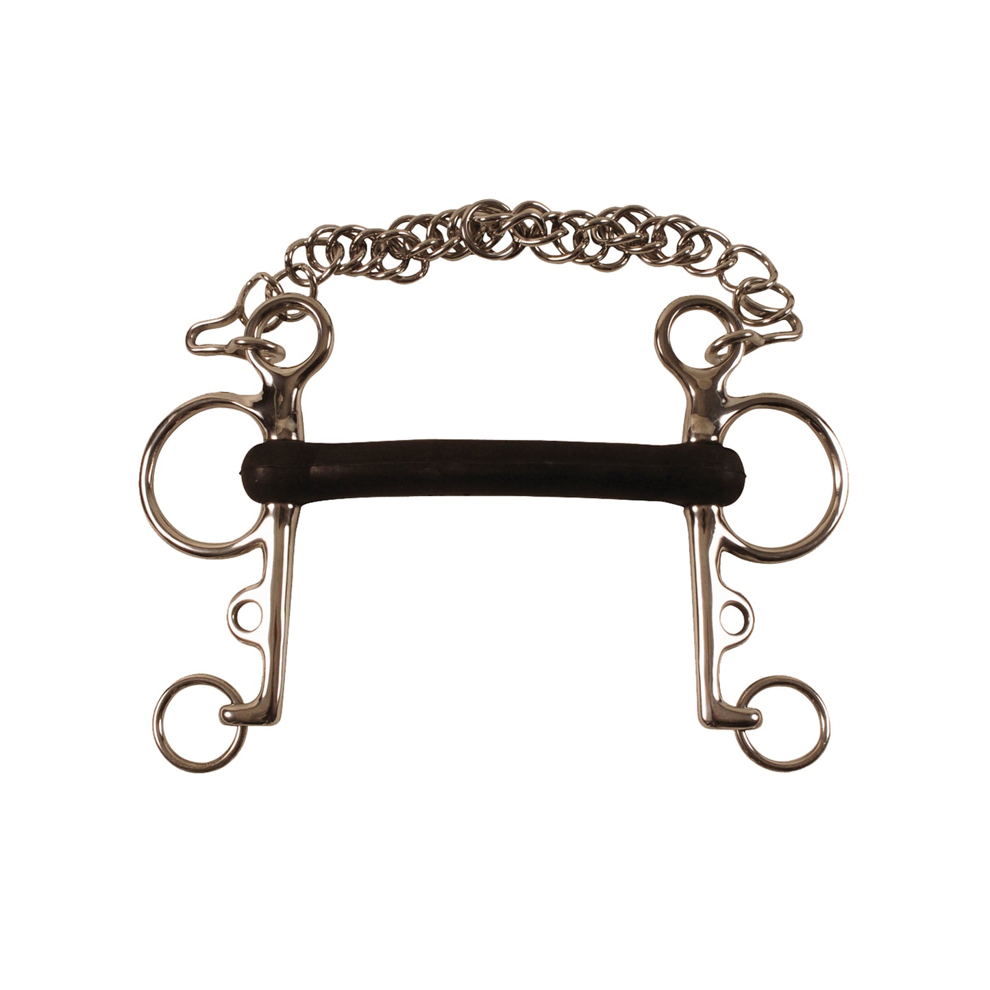 Pelham Inox Intero Gomma Flex | Umbria equitazione | El gaucho sport