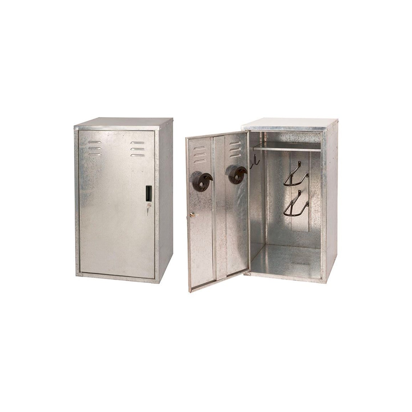 Armadio Portasella in Lamiera Zincata 106x60x60 cm - Organizzazione Sicura per Attrezzature Equestri | El Gaucho Roma