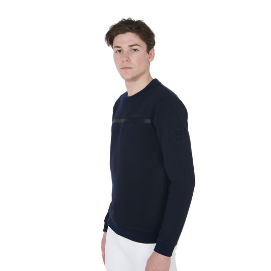 Felpa uomo girocollo interlock | Equestro | El gaucho store