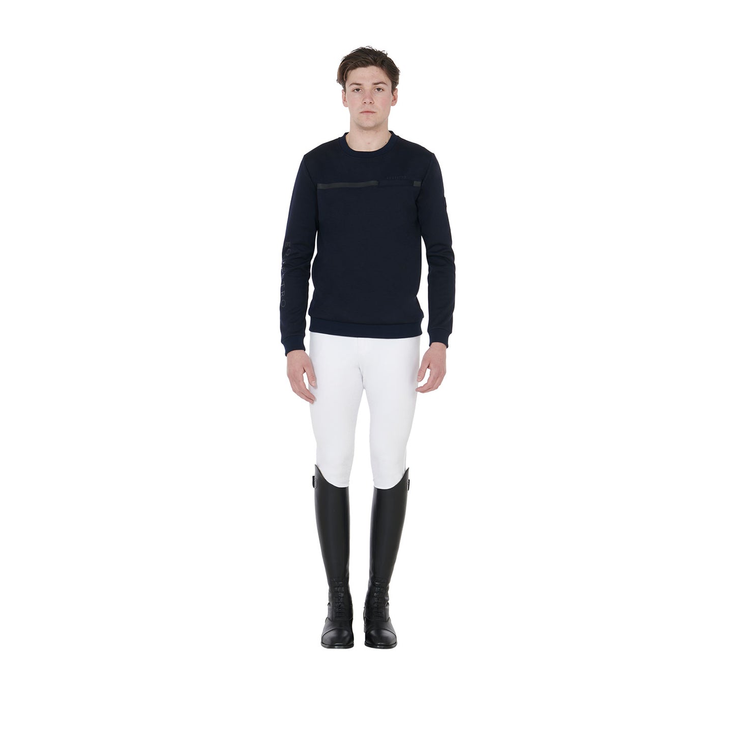 Felpa uomo girocollo interlock | Equestro | El gaucho store