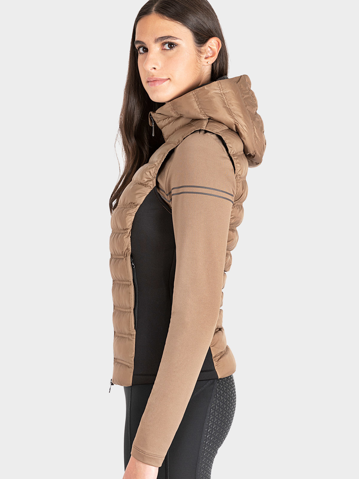 Gilet Donna Camel | EQUILINE | El gaucho store
