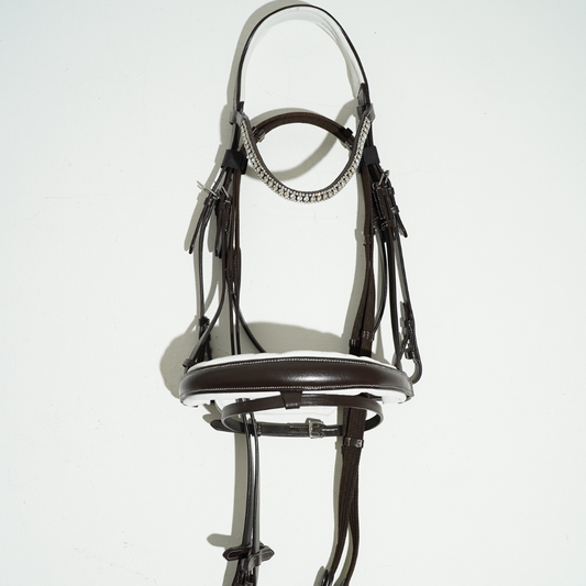 Testiera Mascalchi Gaya in Cuoio di Alta Qualità | El gaucho sport