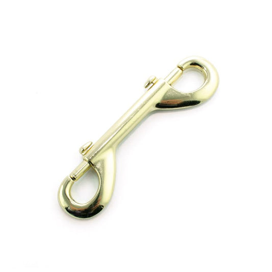 Double brass snap hook 