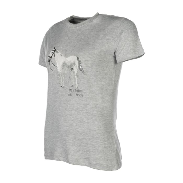T-shirt "life is better with a horse"