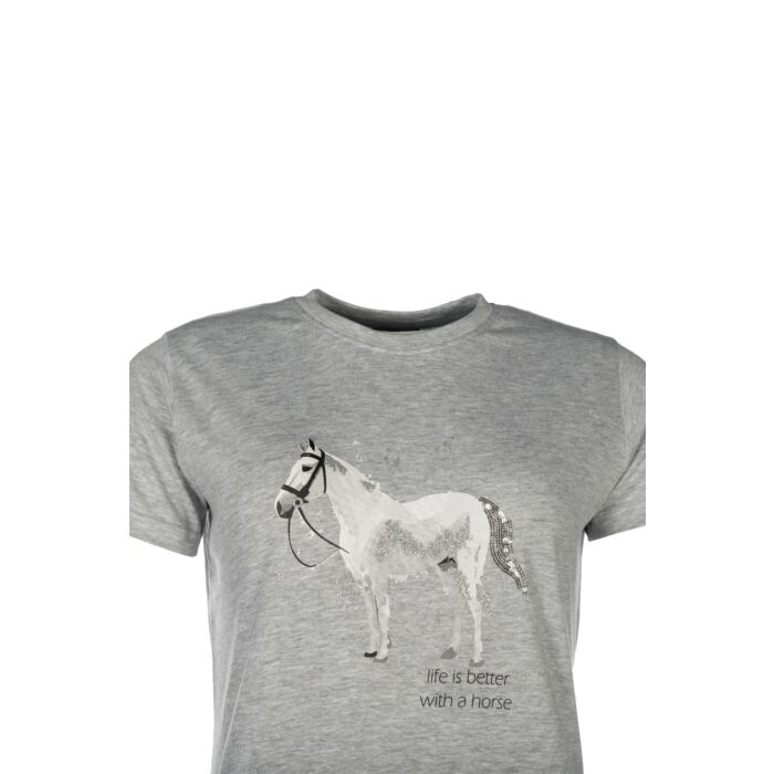T-shirt "life is better with a horse"