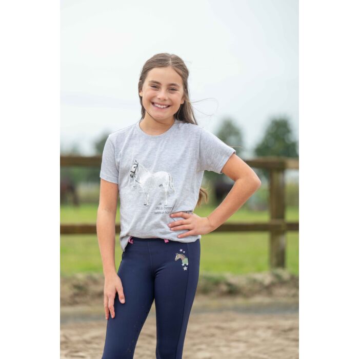 T-shirt "life is better with a horse"