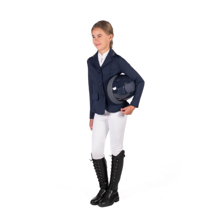 Giacca concorso da bambina con inserti glitter HKM | El gaucho sport