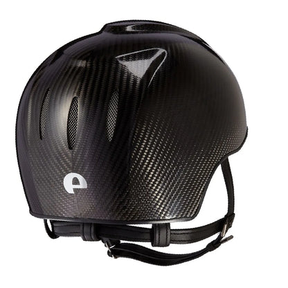Kep Italia Casco in carbonio E-light Nero opaco senza visiera, griglia in acciaio e cinturino standard