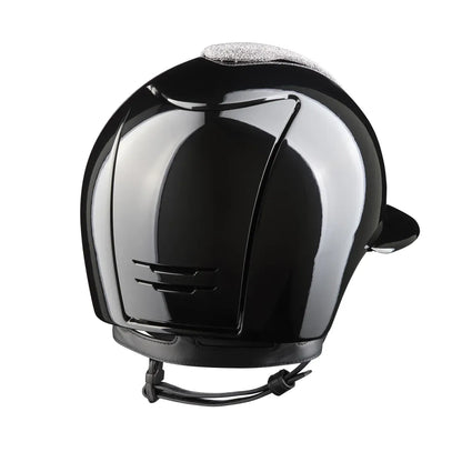 KEP Cromo 2.0 Polish Nero Vanity Silver | Casco Equitazione