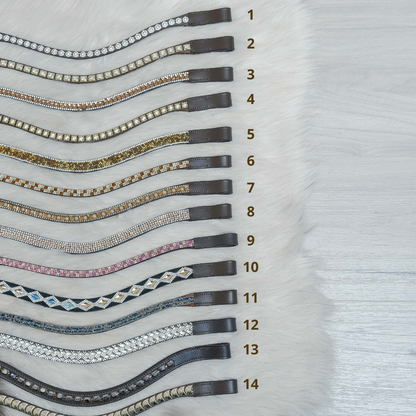 Nuovi frontalini marroni colori misti Cob