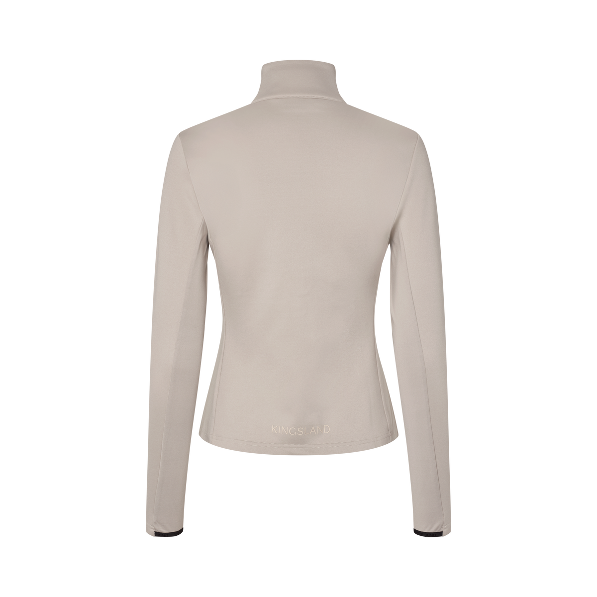 Felpa da donna KLAlba con zip intera in micropile