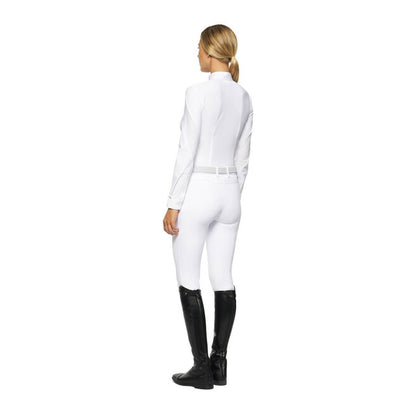 Polo competizione donna Textured Jersey manica lunga | El gaucho sport