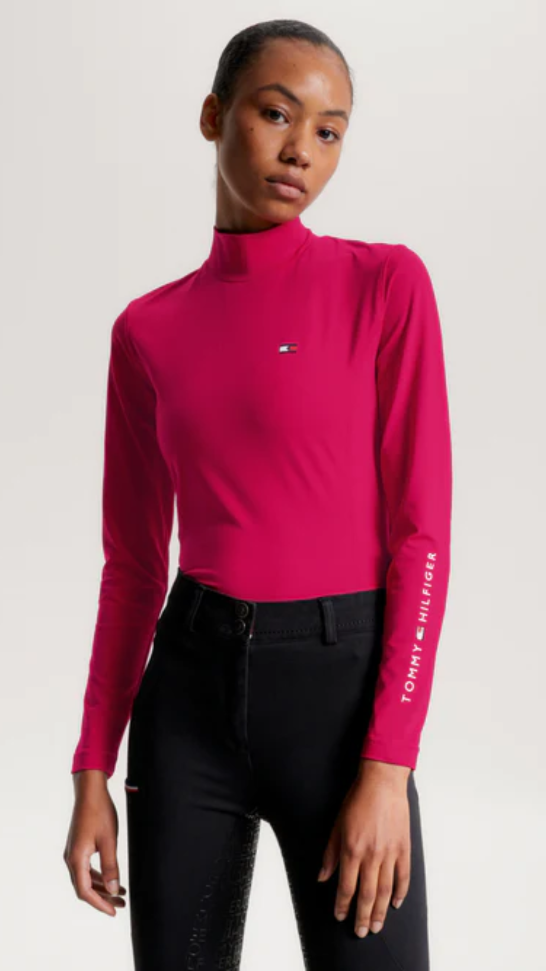 Maglia rossa 2025 tommy hilfiger