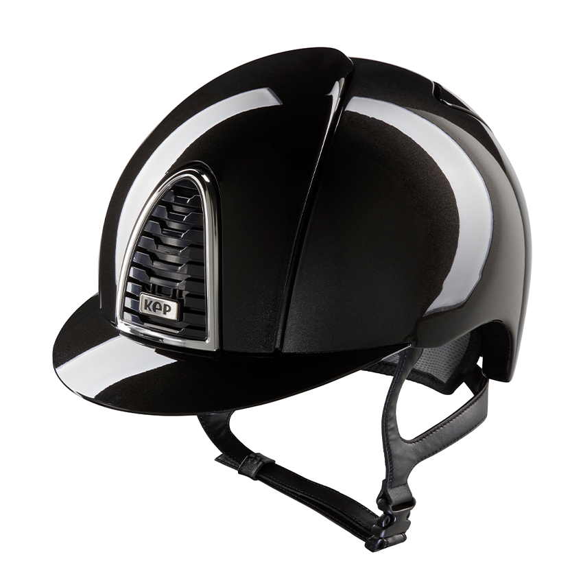 Casco da equitazione Kep Italia Cromo 2.0 shine nero | El gaucho store