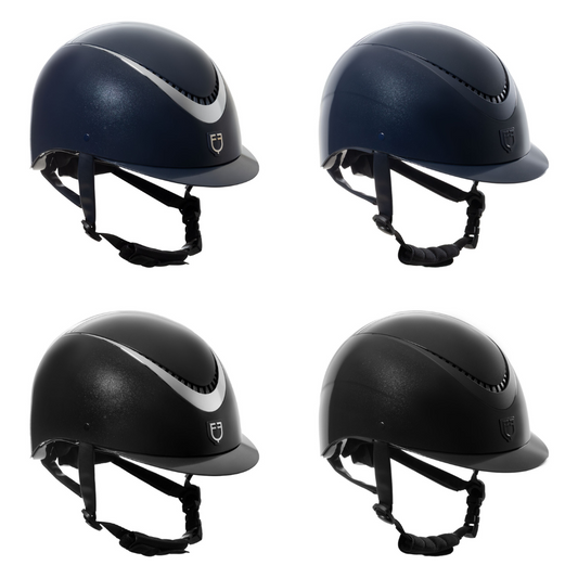 Cap Equestro Lucido con Ventilazione e Regolazione | El gaucho sport