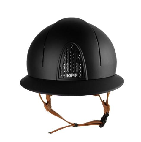 Casco Kep Italia Smart Polo con visiera e cinturino beige