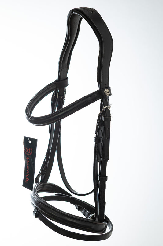 Testiera Mascalchi Anatomica in Cuoio | El gaucho sport