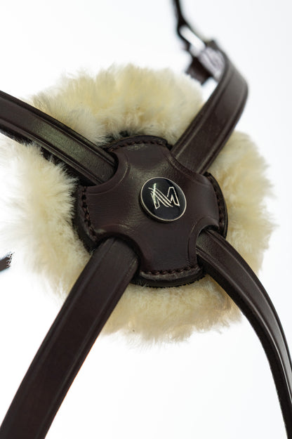 Capezzina Messicana in Cuoio con Chiudibocca – Mascalchi