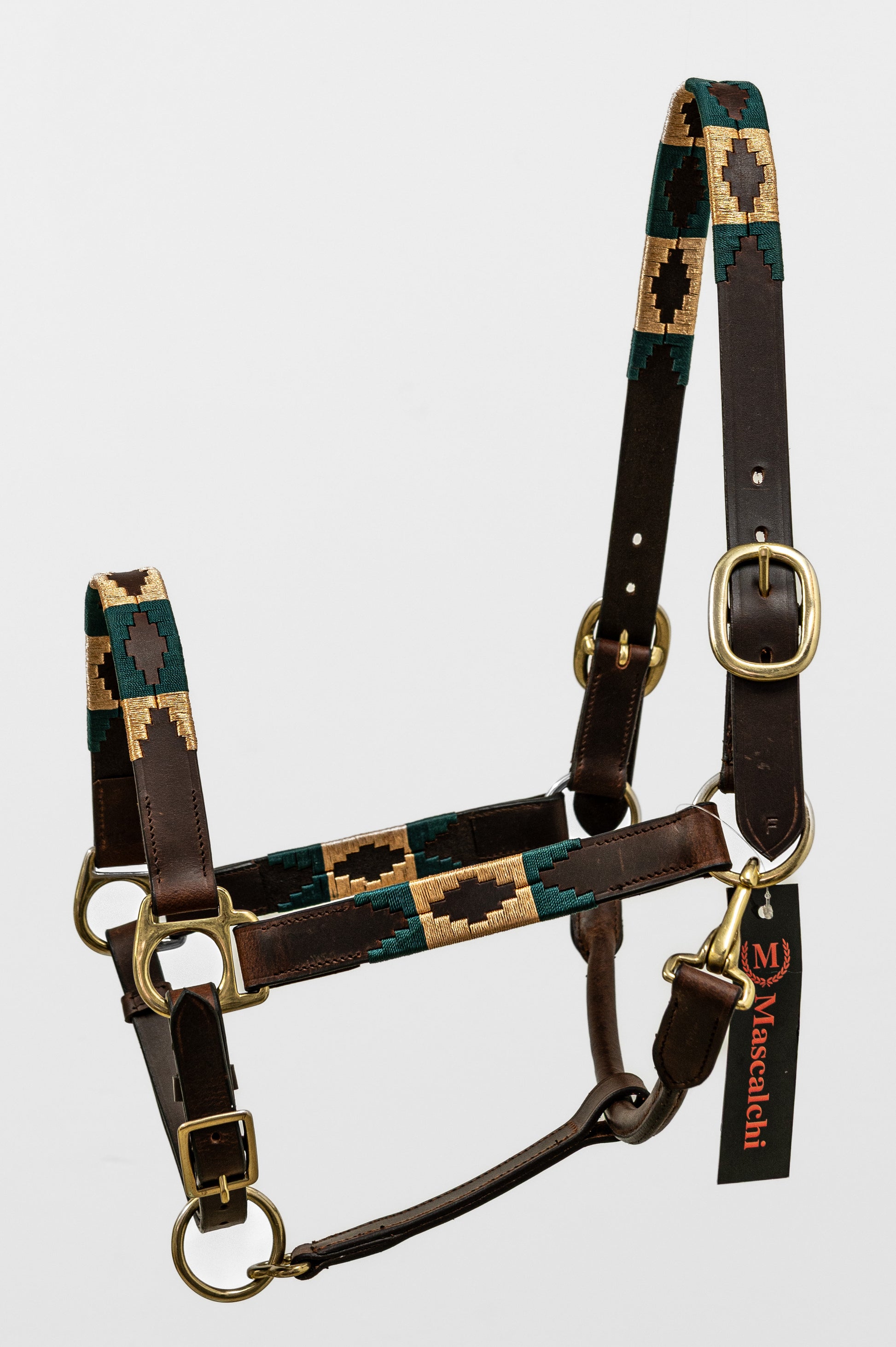 Capezza in cuoio con inserto decorato | El gaucho sport