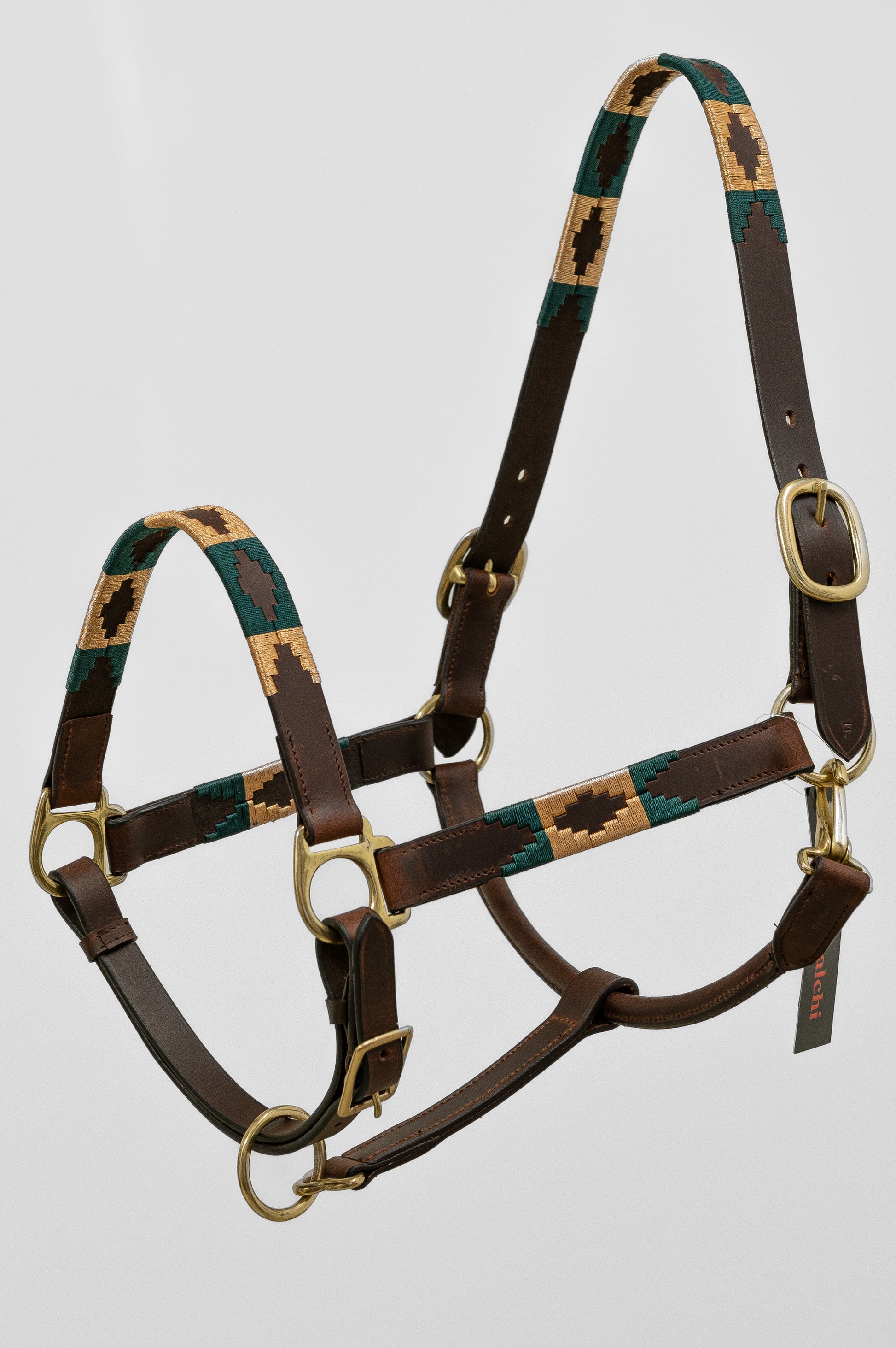 Capezza in cuoio con inserto decorato | El gaucho sport