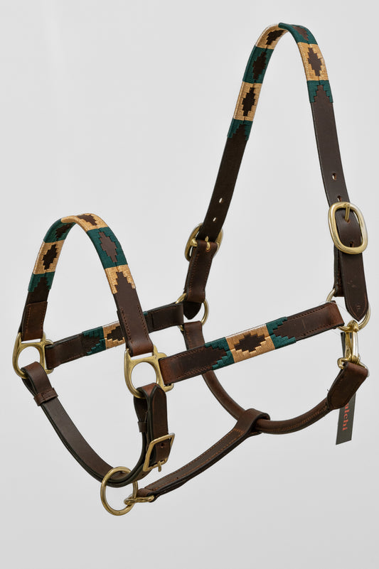 Capezza in cuoio con inserto decorato | El gaucho sport