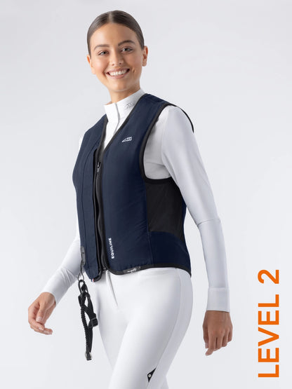 BELAIR LEVEL 2 – gilet airbag unisex nero con dorsale livello 2 Equiline | El gaucho sport