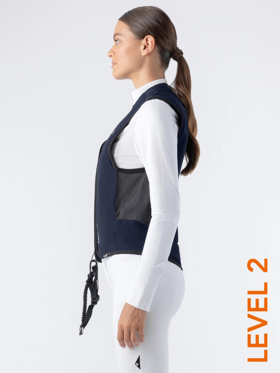 BELAIR LEVEL 2 – gilet airbag unisex nero con dorsale livello 2 Equiline | El gaucho sport