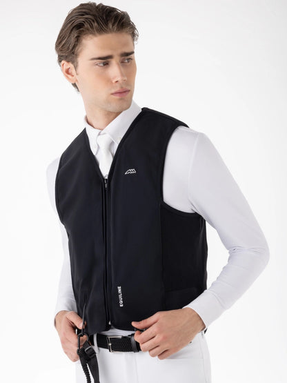 BELMOVE - gilet airbag unisex nero con protezione dorsale Equiline | El gaucho sport