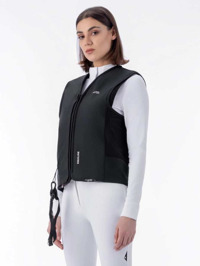 AERIX - gilet airbag unisex nero con cover staccabile Equiline | El gaucho sport
